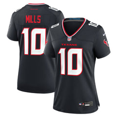 Nike Davis Mills Houston Texans Women's Team Game Jersey Navy