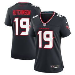 Nike Xavier Hutchinson Houston Texans Women's Team Game Jersey Navy