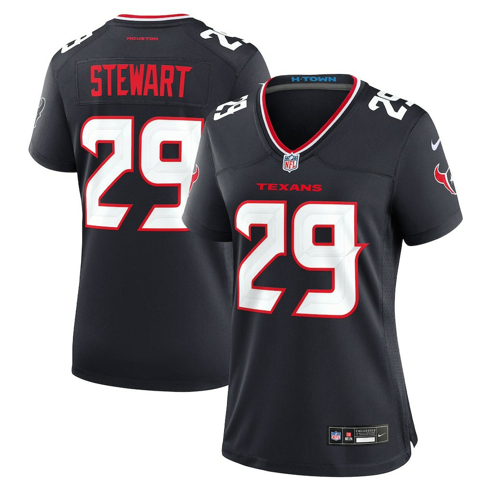 Nike M.J. Stewart Houston Texans Women's Team Game Jersey Navy