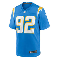 Nike Justin Eboigbe Los Angeles Chargers Team Game Jersey Powder Blue