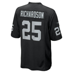 Nike Decamerion Richardson Las Vegas Raiders Team Game Jersey Black