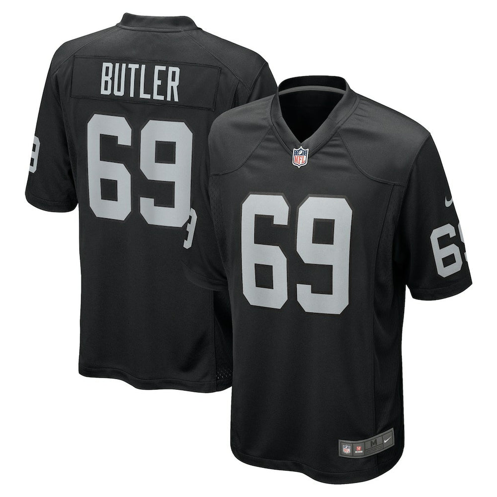 Nike Adam Butler Las Vegas Raiders Team Game Jersey Black