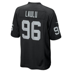 Nike Jonah Laulu Las Vegas Raiders Team Game Jersey Black