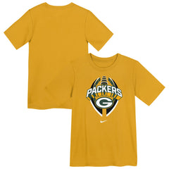 Nike Green Bay Packers Preschool Icon Legend Dri-FIT T-Shirt Gold