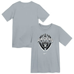 Nike Las Vegas Raiders Preschool Icon Legend Dri-FIT T-Shirt Gray