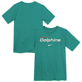 Nike Miami Dolphins Preschool Wordmark T-Shirt Aqua