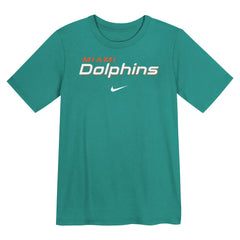 Nike Miami Dolphins Preschool Wordmark T-Shirt Aqua