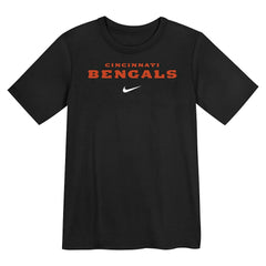 Nike Cincinnati Bengals Preschool Wordmark T-Shirt Black