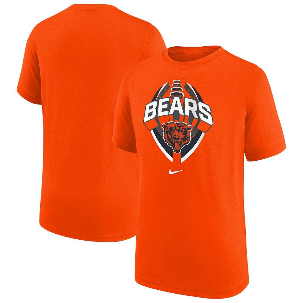 Nike Chicago Bears Youth Icon Legend T-Shirt Orange