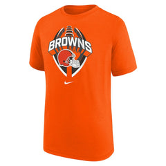 Nike Cleveland Browns Youth Icon Legend T-Shirt Orange