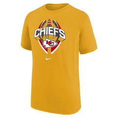 Nike Kansas City Chiefs Youth Icon Legend T-Shirt Gold
