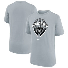 Nike Las Vegas Raiders Youth Icon Legend T-Shirt Gray