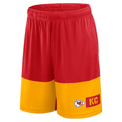 Fanatics Kansas City Chiefs Big & Tall Best of the Best Performance Shorts Red/Gold