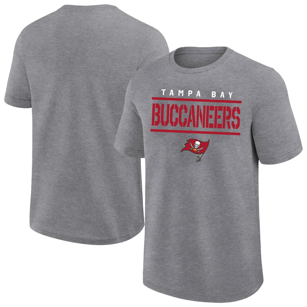Fanatics Tampa Bay Buccaneers Big & Tall Top Notch T-Shirt Heather Gray
