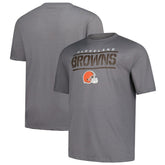 Fanatics Cleveland Browns Big & Tall Top Notch T-Shirt Heather Gray