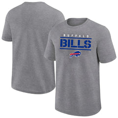 Fanatics Buffalo Bills Big & Tall Top Notch T-Shirt Heather Gray