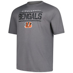 Fanatics Cincinnati Bengals Big & Tall Top Notch T-Shirt Heather Gray