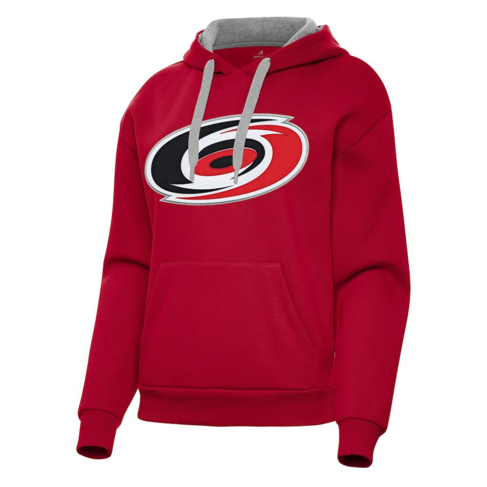 Carolina Hurricanes Antigua Women's Victory Pullover Hoodie - Red - NHL 202233396