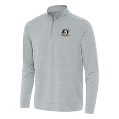 Anaheim Ducks Antigua Bright Quarter-Zip Top - Heather Gray - NHL 202233627