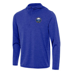 Buffalo Sabres Antigua Tidy Quarter-Zip Hoodie - Heather Royal - NHL 202233639