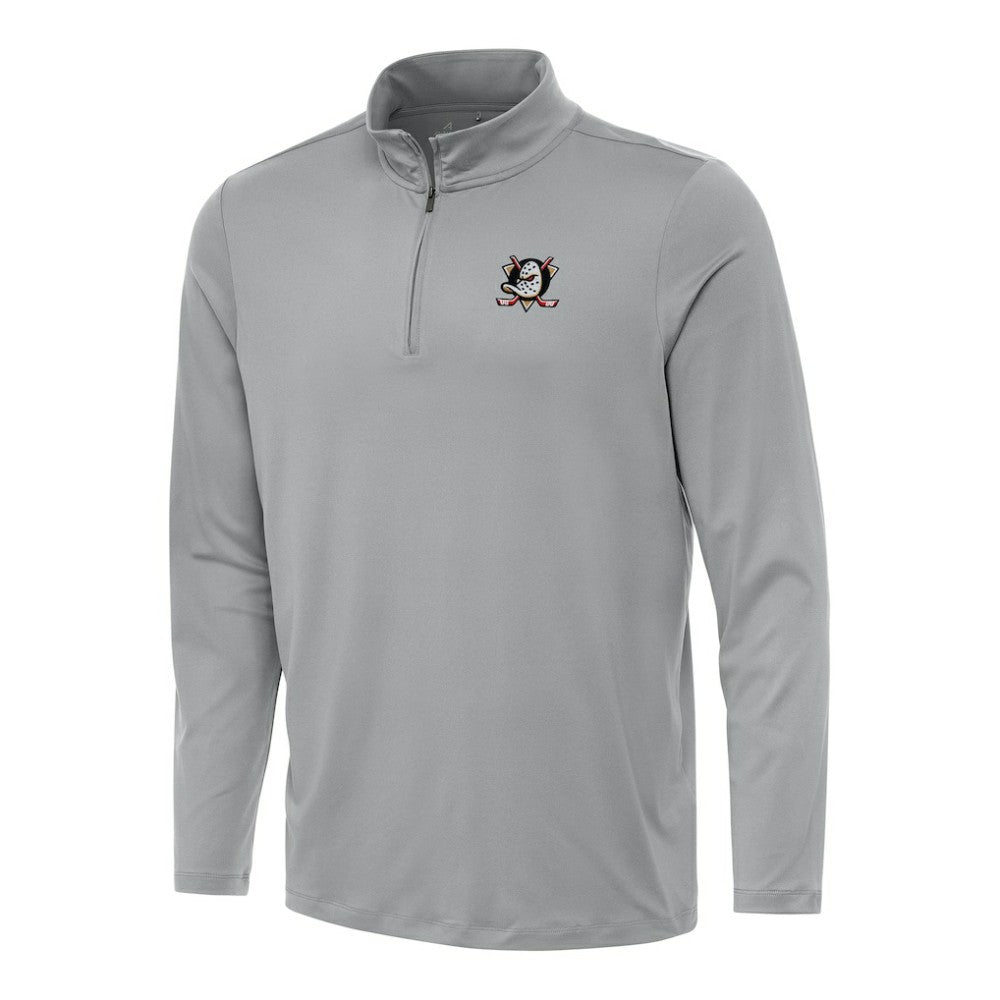 Anaheim Ducks Antigua Reprocess Quarter-Zip Top - Gray - NHL 202234077