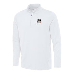 Anaheim Ducks Antigua Reprocess Quarter-Zip Top - White - NHL 202234090