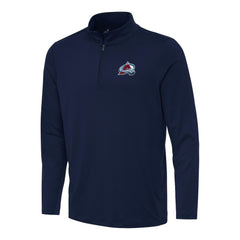Colorado Avalanche Antigua Reprocess Quarter-Zip Top - Navy - NHL 202234104