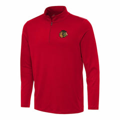 Chicago Blackhawks Antigua Reprocess Quarter-Zip Top - Red - NHL 202234111