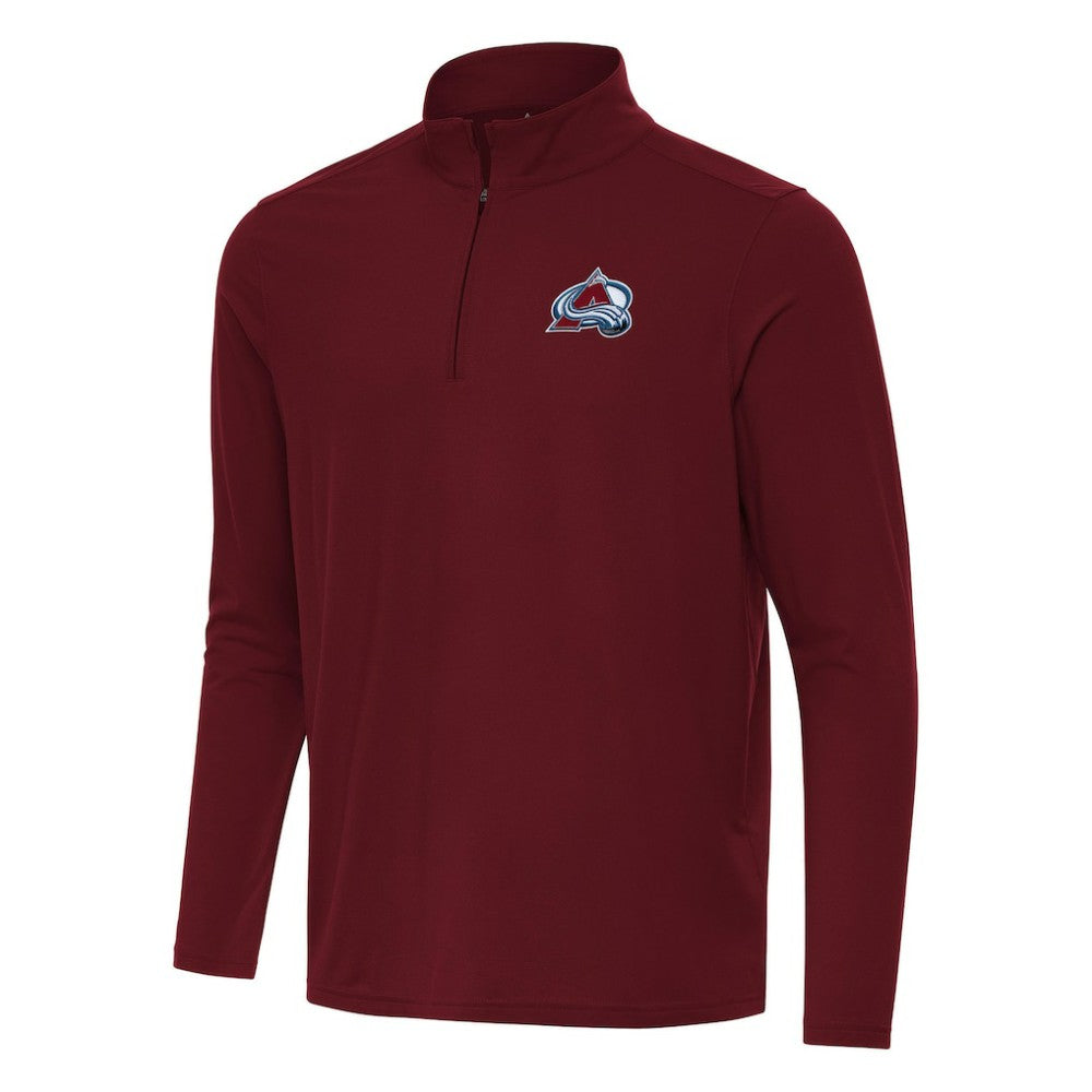 Colorado Avalanche Antigua Intent Quarter-Zip Top - Burgundy - NHL 202234365