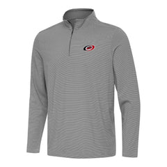 Carolina Hurricanes Antigua Twine Quarter-Zip Top - Black - NHL 202234662