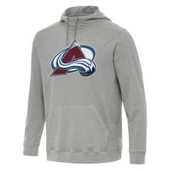 Colorado Avalanche Antigua Cloud Pullover Hoodie - Heather Gray - NHL 202234899