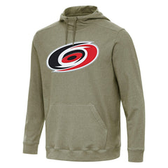 Carolina Hurricanes Antigua Cloud Pullover Hoodie - Olive - NHL 202234909