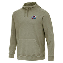Colorado Avalanche Antigua Cloud Pullover Hoodie - Olive - NHL 202234914