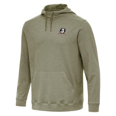 Anaheim Ducks Antigua Cloud Pullover Hoodie - Olive - NHL 202234938