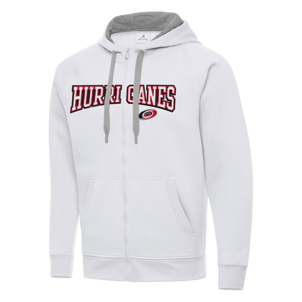 Carolina Hurricanes Antigua Big & Tall Victory Full-Zip Hoodie - White - NHL 202235101
