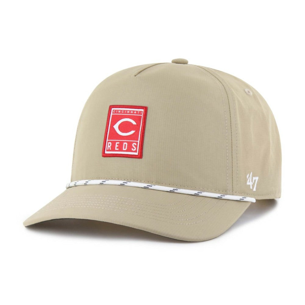 Cincinnati Reds '47 Cozumel Hitch Adjustable Hat - Khaki - 47 brand Sale