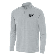 Los Angeles Kings Antigua Bright Quarter-Zip Top - Heather Gray - NHL 202235799