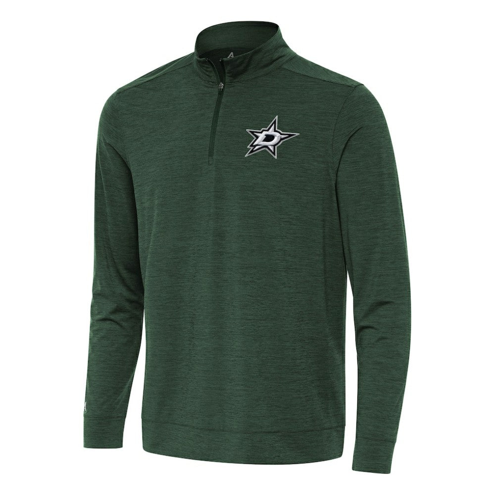 Dallas Stars Antigua Bright Quarter-Zip Top - Hunter Green - NHL 202235808