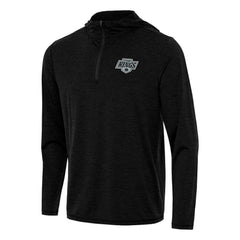 Los Angeles Kings Antigua Tidy Quarter-Zip Hoodie - Heather Black - NHL 202235833
