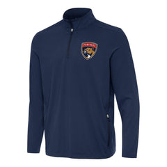 Florida Panthers Antigua Perilous Quarter-Zip Sweatshirt - Navy - NHL 202236202