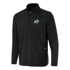 Dallas Stars Antigua Perilous Quarter-Zip Sweatshirt - Black - NHL 202236211