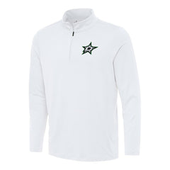 Dallas Stars Antigua Reprocess Quarter-Zip Top - White - NHL 202236336