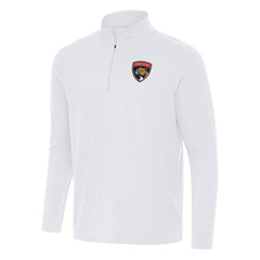 Florida Panthers Antigua Intent Quarter-Zip Top - White - NHL 202236556