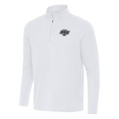 Los Angeles Kings Antigua Intent Quarter-Zip Top - White - NHL 202236558