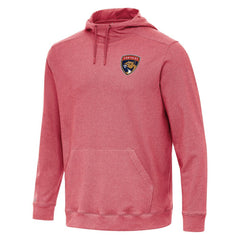 Florida Panthers Antigua Cloud Pullover Hoodie - Heather Red - NHL 202236581