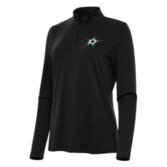 Dallas Stars Antigua Women's Reprocess Quarter-Zip Top - Black - NHL 202236682