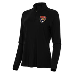 Florida Panthers Antigua Women's Intent Quarter-Zip Top - Black - NHL 202236852