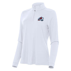 Colorado Avalanche Antigua Women's Intent Quarter-Zip Top - White - NHL 202236859