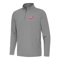 Detroit Red Wings Antigua Twine Quarter-Zip Top - Black - NHL 202236910