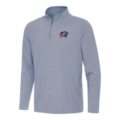 Columbus Blue Jackets Antigua Twine Quarter-Zip Top - Navy - NHL 202236926